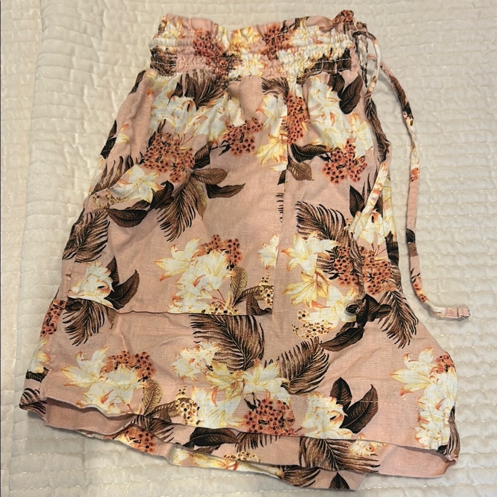 Floral Pink Shorts